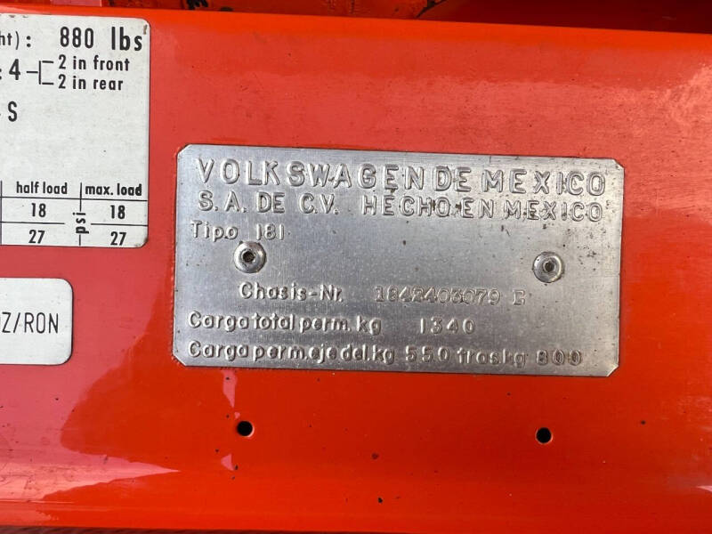 1974 Volkswagen Thing