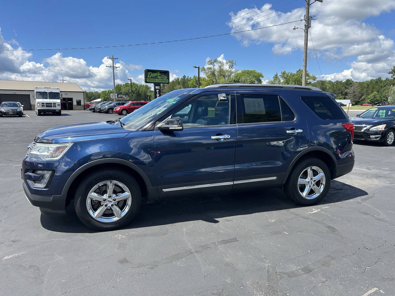 Blue 2016 Ford Explorer XLT AWD XLT 4dr SUV 2