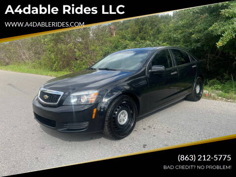 2012 Chevrolet Caprice for sale at A4dable Rides LLC in Haines City FL