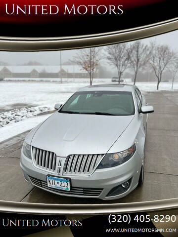 2010 Lincoln MKS for sale at United Motors in Saint Cloud MN