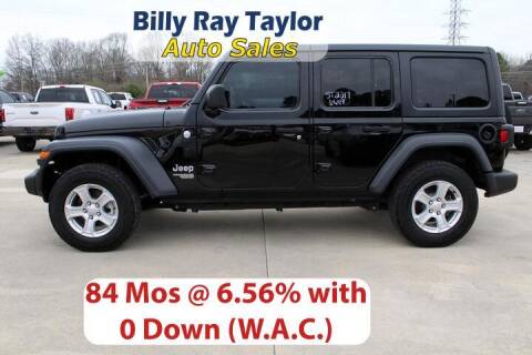 2019 Jeep Wrangler Unlimited for sale at Billy Ray Taylor Auto Sales in Cullman AL