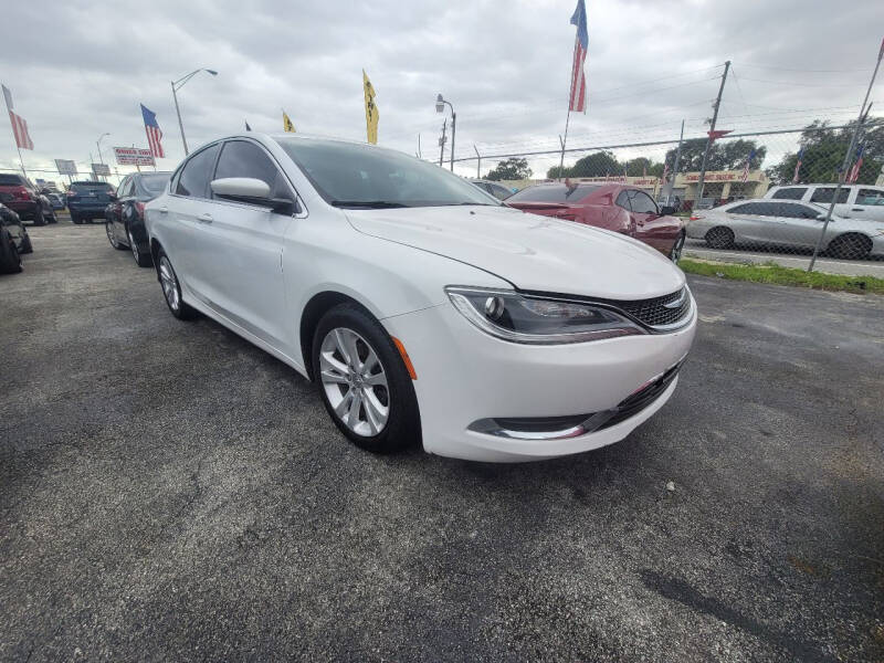 2015 Chrysler 200 for sale at Marin Auto Club Inc in Miami FL