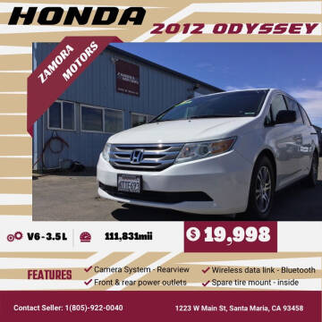 2012 Honda Odyssey for sale at ZAMORA MOTORS SM in Santa Maria CA