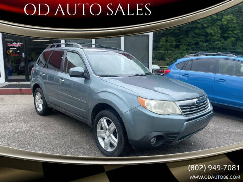 2010 Subaru Forester for sale at OD AUTO SALES in Pownal VT