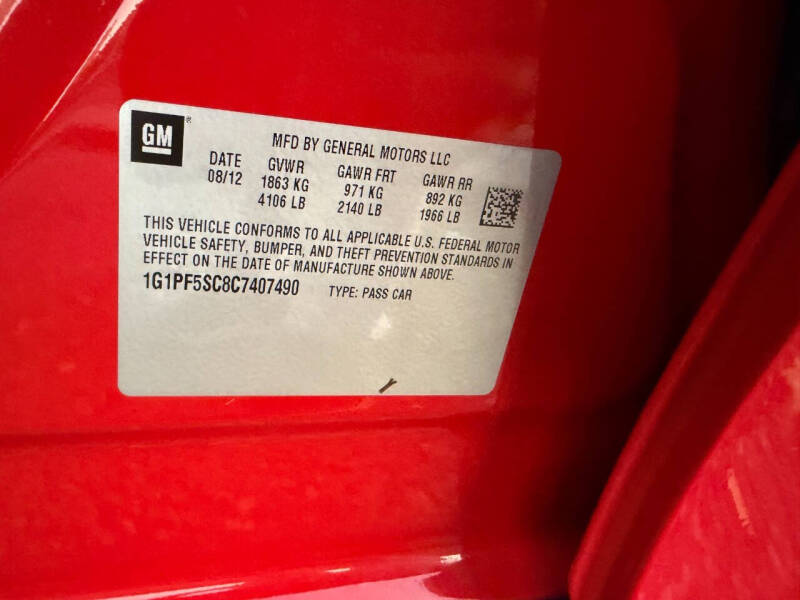 2012 Chevrolet Cruze LT