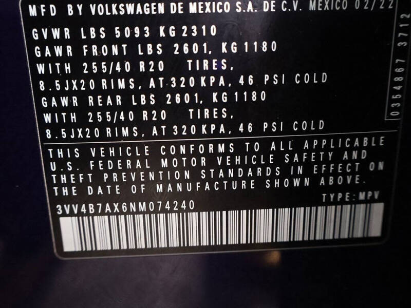 2022 Volkswagen Tiguan SEL R-Line 4Motion