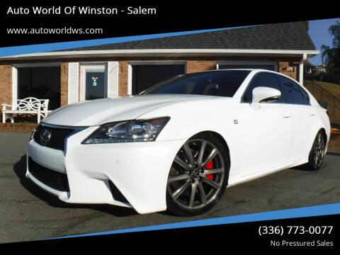 2014 Lexus GS 350 for sale at Auto World Of Winston - Salem in Winston Salem NC