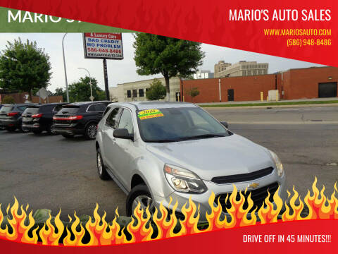 2016 Chevrolet Equinox for sale at MARIO'S AUTO SALES in Mount Clemens MI