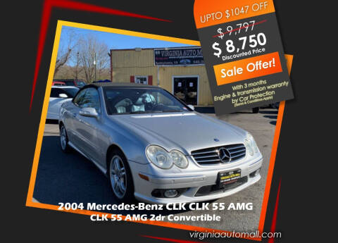 2004 Mercedes-Benz CLK for sale at Virginia Auto Mall in Woodford VA