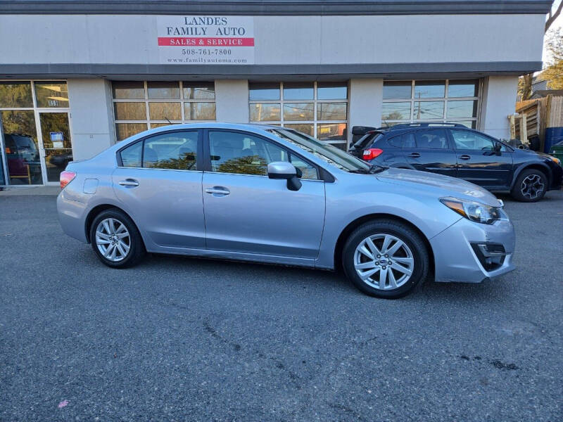 2015 Subaru Impreza for sale at Landes Family Auto Sales in Attleboro MA