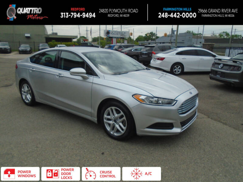 2016 Ford Fusion for sale at Quattro Motors 2 in Farmington Hills MI