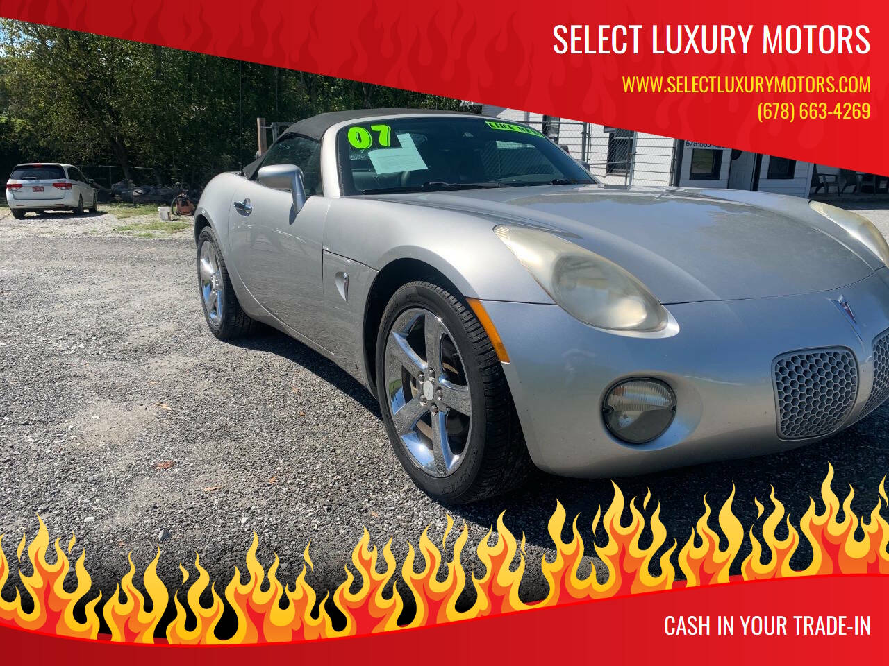 Gray 2007 Pontiac Solstice Base Convertible Rear-Wheel Drive 5-Speed Automatic