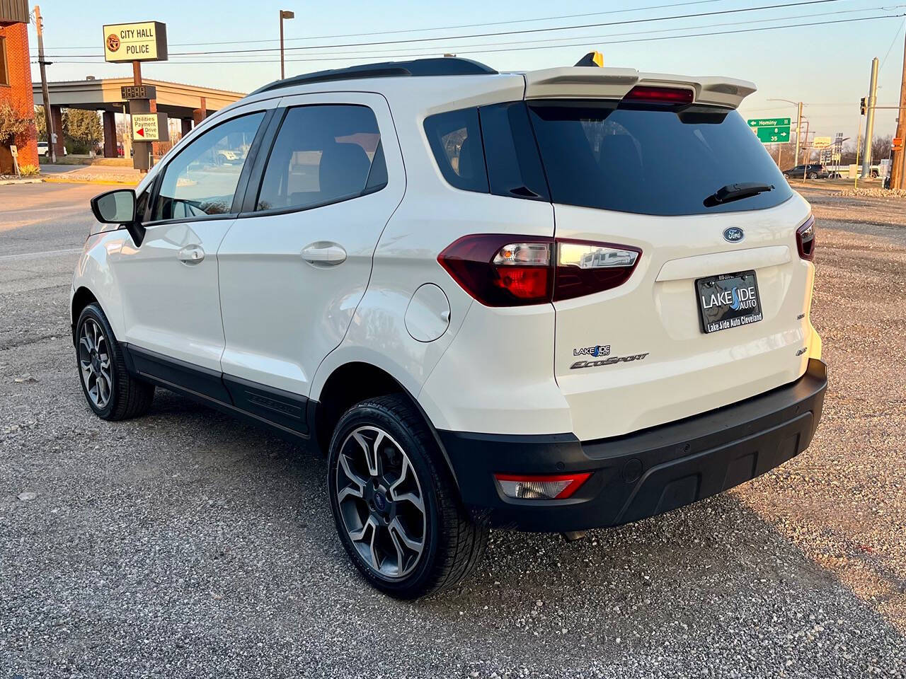 2020 Ford EcoSport for sale at Lakeside Auto RV & Outdoors in Cleveland, OK