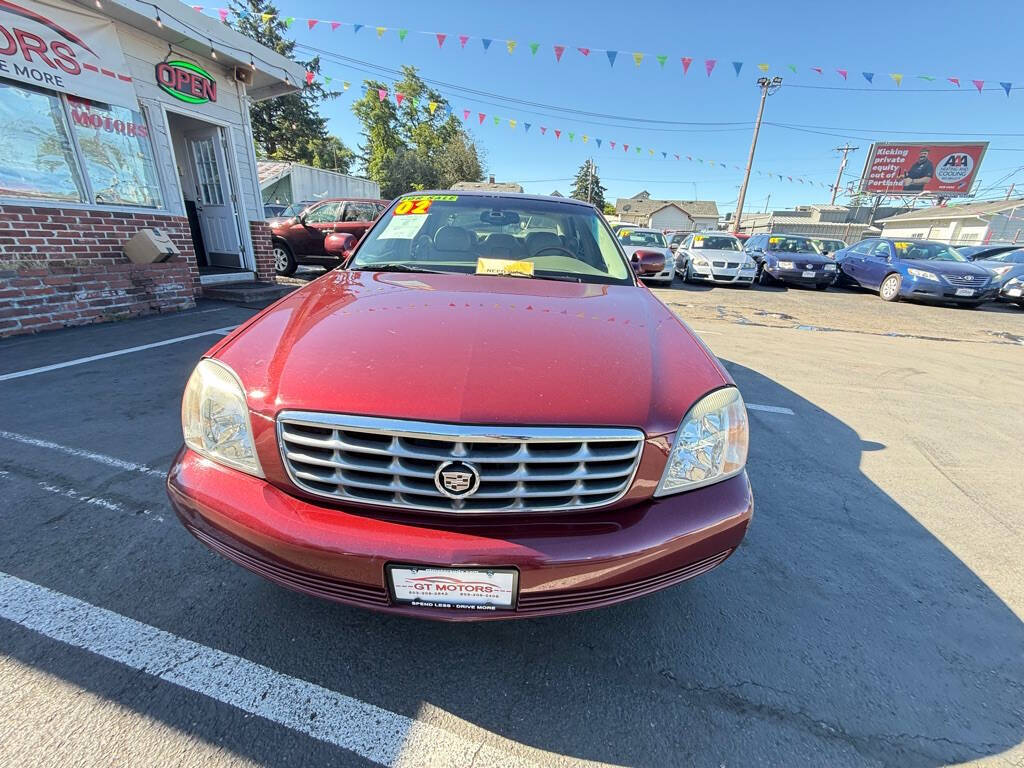 Red 2002 Cadillac DeVille DHS DHS 4dr Sedan 2