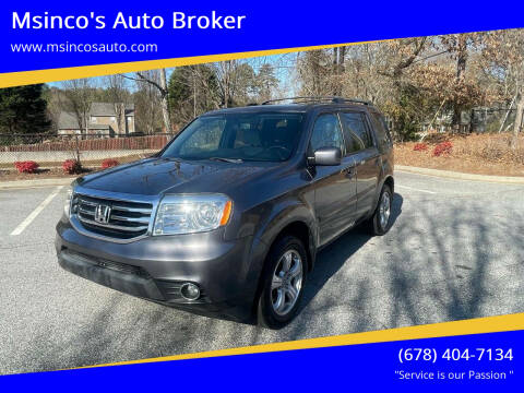 2014 Honda Pilot for sale at Msinco's Auto Broker in Snellville GA