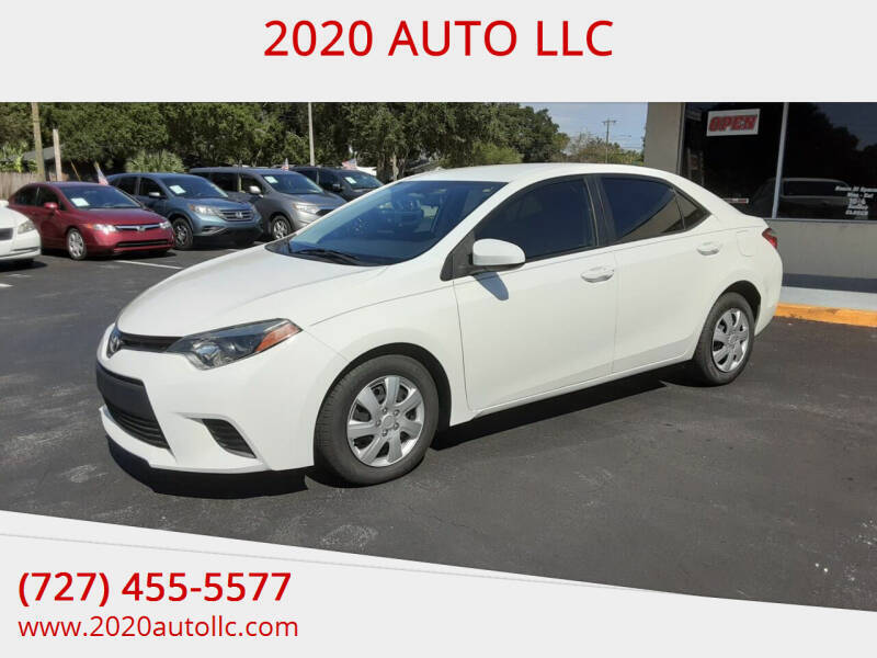 2015 Toyota Corolla for sale at 2020 AUTO LLC in Clearwater FL