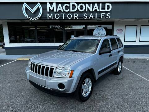 2005 Jeep Grand Cherokee for sale at MacDonald Motor Sales in High Point NC