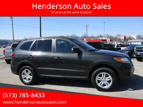 2011 Hyundai Santa Fe for sale at Henderson Auto Sales in Poplar Bluff MO