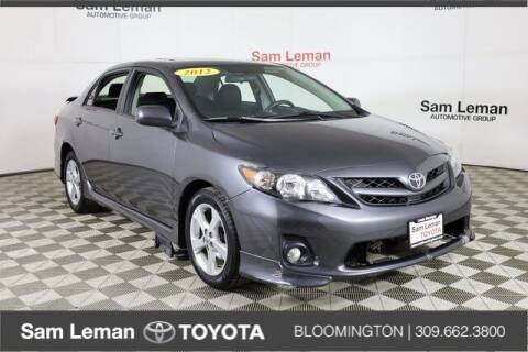 2012 Toyota Corolla for sale at Sam Leman Toyota Bloomington in Bloomington IL