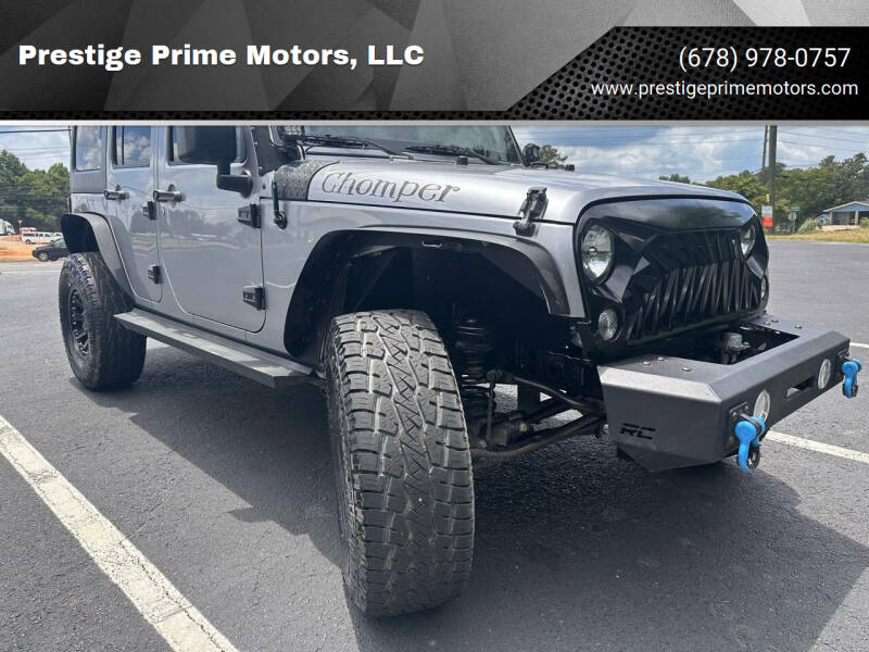 2018 Jeep Wrangler JK Unlimited for sale at Prestige Prime Motors, LLC in Buford GA