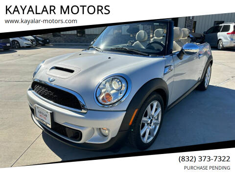 2011 MINI Cooper for sale at KAYALAR MOTORS SUPPORT CENTER in Houston TX