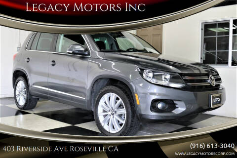 2013 Volkswagen Tiguan for sale at Legacy Motors Inc in Roseville CA