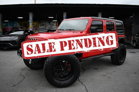2019 Jeep Wrangler Unlimited for sale at STS Automotive - MIAMI in Miami FL