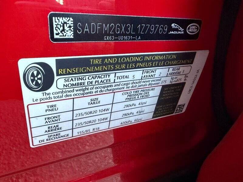 2020 Jaguar E-PACE P300 R-Dynamic HSE