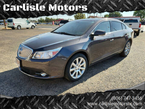 2012 Buick LaCrosse for sale at Carlisle Motors in Lubbock TX