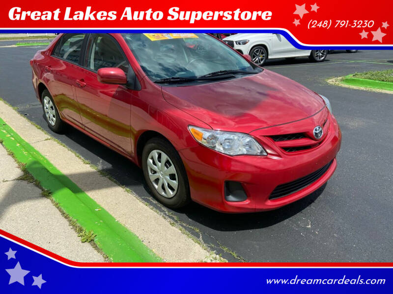 2011 Toyota Corolla for sale at Great Lakes Auto Superstore in Waterford Township MI