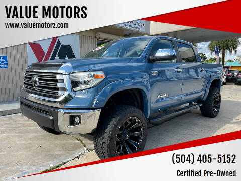 2019 Toyota Tundra for sale at VALUE MOTORS in Kenner LA