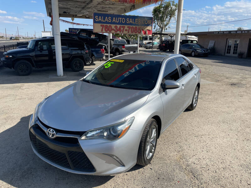 2015 Toyota Camry for sale at Salas Auto Group in Indio CA