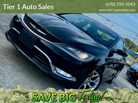 2015 Chrysler 200 for sale at Tier 1 Auto Sales in Gainesville GA