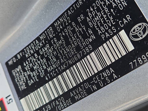 2022 Toyota Camry LE