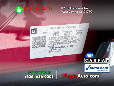 2019 Chevrolet Bolt EV Premier