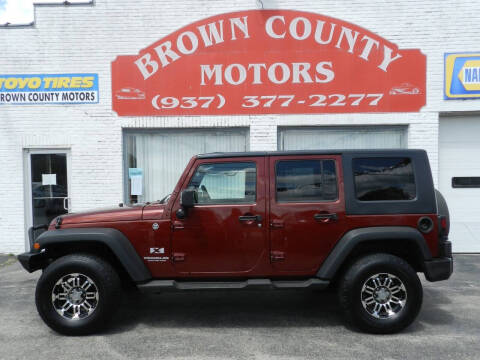 2008 Jeep Wrangler Unlimited for sale at Brown County Motors in Russellville OH