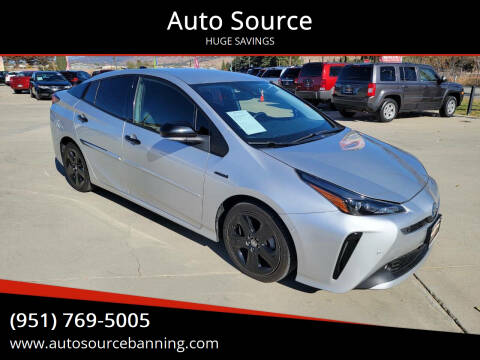 2022 Toyota Prius for sale at Auto Source in Banning CA