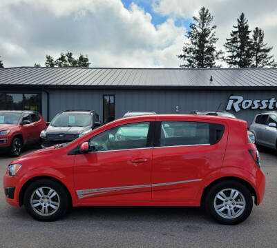 2015 Chevrolet Sonic for sale at ROSSTEN AUTO SALES in Grand Forks ND