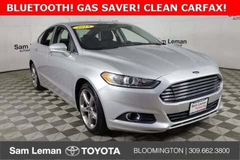 2013 Ford Fusion for sale at Sam Leman Toyota Bloomington in Bloomington IL