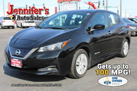 2018 Nissan LEAF for sale at Jennifer's Auto Sales in Spokane Valley WA