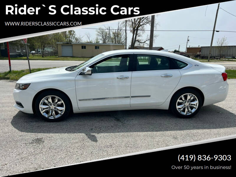 2016 Chevrolet Impala for sale at Rider`s Classic Cars in Millbury OH