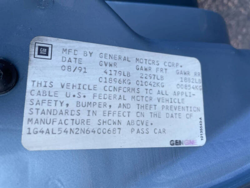 1992 Buick Century Limited