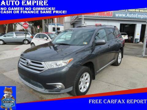 2012 Toyota Highlander for sale at Auto Empire in Brooklyn NY