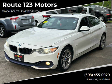 2017 BMW 4 Series for sale at Route 123 Motors in Norton MA