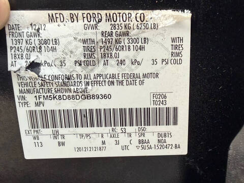 2013 Ford Explorer XLT