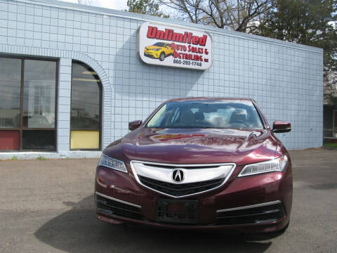 2015 Acura TLX for sale at Unlimited Auto Sales & Detailing, LLC in Windsor Locks CT