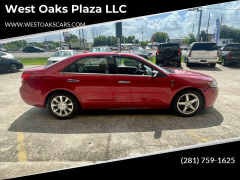 2012 Lincoln MKZ for sale at West Oaks Plaza LLC in Houston TX