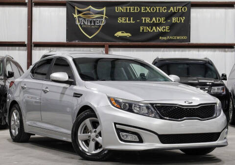 2014 Kia Optima for sale at United Exotic Auto in Houston TX