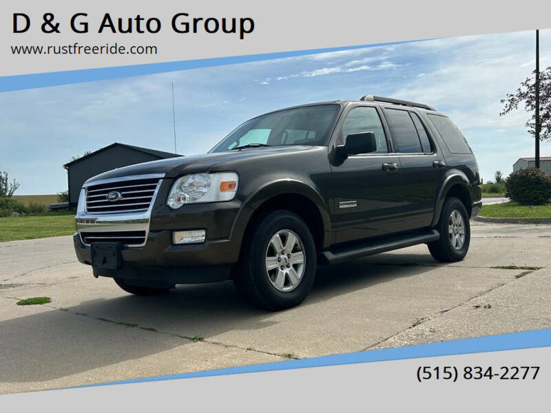 2008 Ford Explorer for sale at D & G Auto Group in De Soto IA