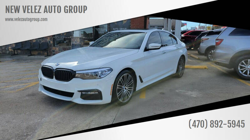 2018 BMW 5 Series for sale at NEW VELEZ AUTO GROUP in Gainesville GA